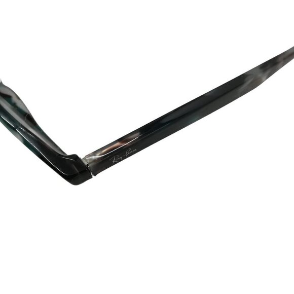 Ray-Ban Round Tortoise Shell Plastic Eyeglass Frames 5390 5949 50-19-145 Blue - Picture 6 of 10